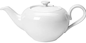 Villeroy & Boch Royal Teekanne für eine Person, 400 ml, Premium Bone Porzellan, Weiß