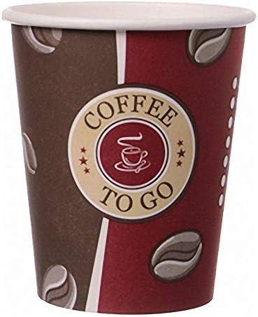 1000 Stk. Kaffeebecher Topline, "Coffee to go", Pappe beschichtet, 8oz., 200 ml