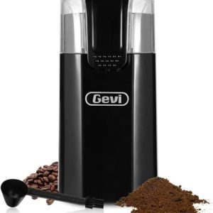 Elektrische Kaffeemühle Edelstahl Blade Grinder für Kaffee Espresso Latte Mochas, geräuschloser Betrieb.GECGI140-U-1