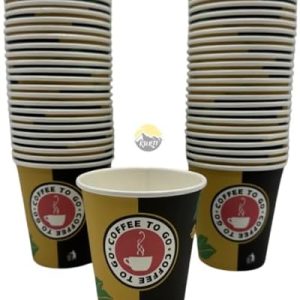 KURTT - Kaffeetassen to go - Kaffeebecher Pappe - 7oz - 180ml - 3000 Stück - extra stark, auslaufsicher