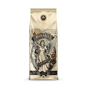 Mariasole Caffè Espresso Kaffeebohnen - Traditionelle Röstung in Sizilien über Holzfeuer In Handarbeit - Premium Espressobohnen für Vollautomat und Siebträger (250 g Beutel)