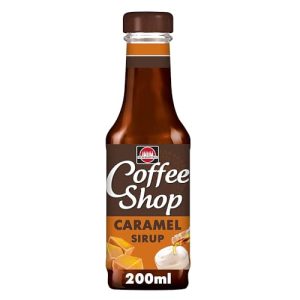 Schwartau Coffee Shop Caramel, Kaffeesirup zum Verfeinern von Kaffeespezialitäten, 200ml