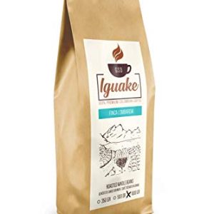 Iguake Coffee 1000gr | Premium Kaffee ganze Bohnen 100% Arabica aus Kolumbien | Familienbetrieb - Single Origin Kaffeebohnen - Nachhaltige eigene Plantage im Hochland - Kräftiges Aroma