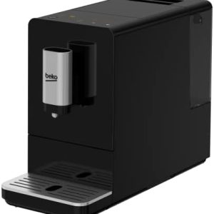 BEKO - CEG3190B - Automatische Espressomaschine mit integrierter Kaffeemühle, Tank 1,5 Liter, Druck 19 bar - Schwarz, 23,6 x 43,6 x 38 cm