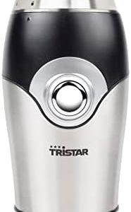 Tristar Kaffeemühle - 70 Gram Kaffee, 10 Tassen, 2 Edelstahl-Klingen, 150 Watt, KM-2270