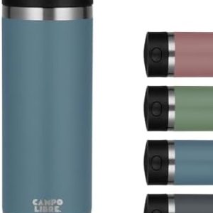 Campo Libre.® Anto I Kaffeebecher to go thermo I Thermobecher 450ml I 100% auslaufsichere Travel Mug mit One-Touch-Verschluss I Premium Coffee to go becher I Doppelwandig, hält mind. 6h heiß…