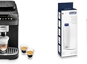 De'Longhi Magnifica Evo ECAM 292.81.B Kaffeevollautomat mit LatteCrema Milchsystem, 7 Direktwahltasten, & Original Wasserfilter DLSC002 - Zubehör für De'Longhi Kaffeevollautomaten mit Wasserfilter