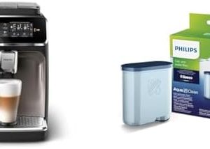 Philips 3300 Series Vollautomatische Espressomaschine - 6 Getränke & Philips AquaClean Kalk- en Waterfilter voor Espressomachine - Voor Kwaliteitskoffie & Intens Aroma