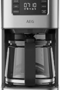 AEG Kaffeemaschine CM5-1-6ST Deli 5 / 1,5 l / programmierbarer Timer / Warmhaltefunktion / Sicherheitsabschaltung / Wasserstandsanzeige / Ideale Mengendosierung / Anti-Tropf-Funktion / Edelstahl