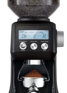 Sage - The Smart Grinder Pro - Kaffeemühle mit konischem Mahlwerk - Programmierbar, automatisch - Schwarzer Trüffel