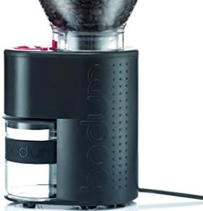 Bodum 10903-01EURO-3 BISTRO Kaffeemühle, Edelstahl, Schwarz