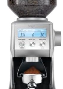 Sage - The Smart Grinder Pro - Kaffeemühle mit konischem Mahlwerk - Programmierbar, automatisch - Gebürsteter Edelstahl