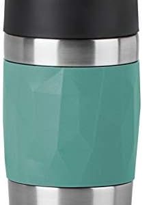 Emsa N21603 Travel Mug Compact Thermo-/Isolierbecher aus Edelstahl | 0,3 Liter | 3h heiß | 6h kalt | BPA-Frei | 100% dicht | auslaufsicher | spülmaschinengeeignet | 360°-Trinköffnung | Grün