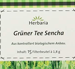 Herbaria grüner Tee Sencha bio (1 x 27 g)