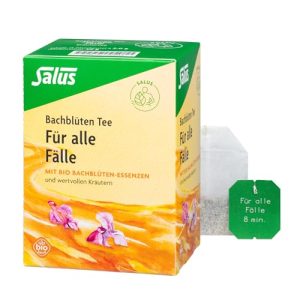 Salus - Bachblüten Tee 1x 15 Filterbeutel (30 g) - Für alle Fälle - mit Bio Bachblüten-Essenzen und wertvollen Gewürzen und Früchten - Kräutertee