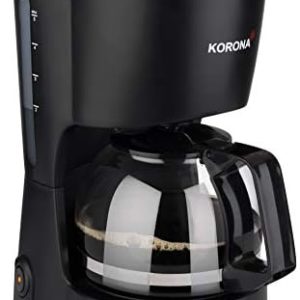 Korona 12011 Kaffeemaschine | Schwarz | Filter-Kaffeeautomat für 5 Tassen Kaffee | Mit Glaskanne I 600 Watt