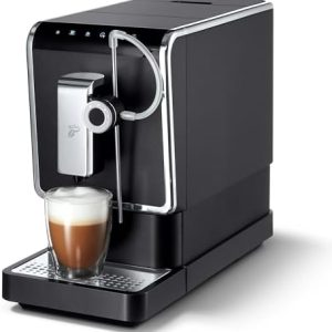 Tchibo Kaffeevollautomat Esperto Pro mit One Touch Funktion für Caffè Crema, Espresso und Milchspezialitäten, Anthrazit