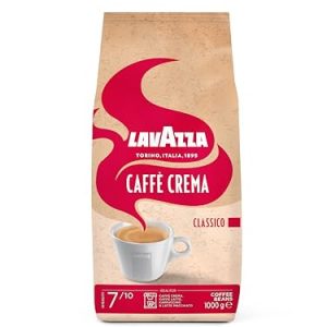 Lavazza, Caffè Crema Classico, Arabica & Robusta Kaffeebohnen, Ideal für Espressomaschinen, mit Aromanoten von Getrockneten Früchten, Starker Geschmack, Intensität 7/10, Mittlere Röstung, 1 Kg