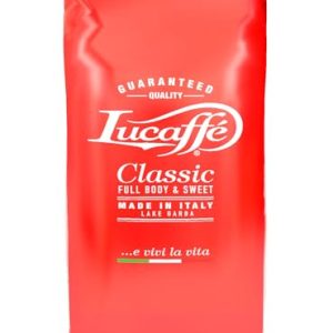 Lucaffé Kaffeebohnen - Lucaffé Classic Full Body & Sweet - 1er Pack (1 x 1 kg), langanhaltendes Kaffeebohnenaroma, Arabica Robusta, nach original italienischer Tradition