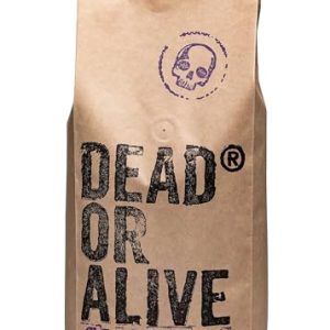 DEAD OR ALIVE Kaffeebohnen Crema für Vollautomat - Quattro “Special Edition” 1kg - Robusta und Arabica Mischung - Starker Italienischer Manufaktur Kaffee - Ganze Bohnen