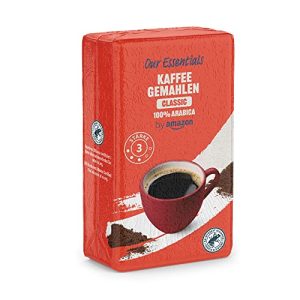 by Amazon Kaffee Classic 100% Arabica, Gemahlener Röstkaffee, Mittlere Röstung, 500g (1er-Pack)