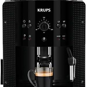 Krups Roma EA81M8 Espressokocher 1,7 l, 3 Temperaturstufen, 3 gemahlene Texturen, Schwarz