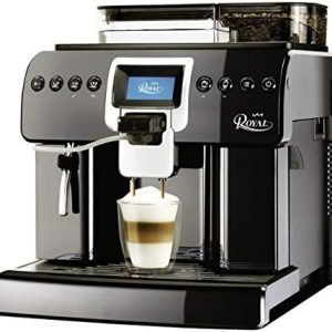 Saeco Royal One Touch Cappuccino Kaffeevollautomat schwarz (Gewerbezulassung, 15bar, 1400 Watt)