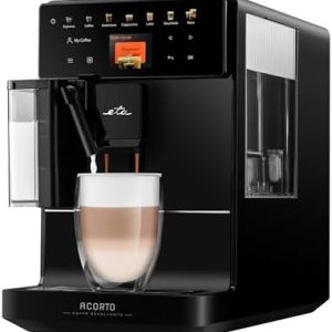 ETA Acorto Kaffeevollautomat I Extra schlankes Design I Kaffee I Espresso I Cappuccino I Latte I Macchiato I Flat White I 1400W