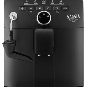 Gaggia RI8749/01 Naviglio Milk – Kaffeevollautomat, für Espresso und Cappuccino, Kaffeebohnen, 15 bar, 1850 W, schwarz, mit automatischem Cappucino CAPPINCUP, 100 % Made in Italy