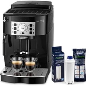 De'Longhi Magnifica S ECAM 22.110.B Schwarz mit Chromfinish and Wasserfilter