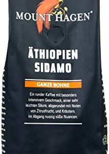 Mount Hagen Bio Fairtrade Röstkaffee Äthiopien, 250g ganze Bohne