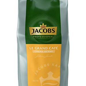 Jacobs Professional Le Grand Café Crema, Ganze Kaffeebohnen 1kg, mild, Intensität 2/5