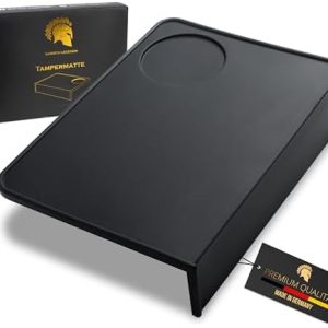 Barista Legends Tampermatte Silikon Schwarz - Premium Barista-Zubehör - rutschfest & Hitzebeständig - Ideal für Espresso-Zubereitung - Schützt & Optimiert Ihre Arbeitsfläche - Profi-Qualität