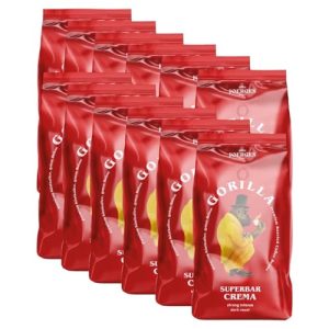 Gorilla Espresso Super Bar Crema 12 x 1kg, Kaffee ganze Bohne