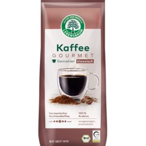 Lebensbaum Bio Kaffee Gourmet Klassisch – 500 g gemahlener Kaffee, naturmild, aromatisch, 100% Bio Arabica Kaffeebohnen, Intensität 3/5