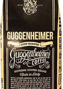 GUGGENHEIMER COFFEE - Kaffeebohnen 2kg - Extra langsam geröstet - wenig Säure und Bitterstoffe - Barista-Qualität - Feinste Crema - Bester Espresso für Vollautomaten - 4 x 500 g