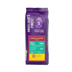 Angelique's Finest 500g, Fair Chain Aroma-Kaffee, Made by Women, ganze Bohnen, klimakompensiert, transparente Lieferkette