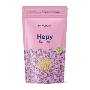 Dr. Wunder® Hepy-Kaffee 250g: Grüner/Goldener Spezial-Kaffee | besonders hoher Gehalt an Koffein und Palmitinsäure | für den Kaffee-Einlauf geeignet