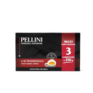 Pellini Caffè für Espressokanne Gusto Tradizionale Nr. 42 zu je 3X250 g