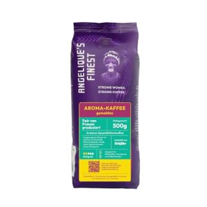 Angelique's Finest 500g, Fair Chain Aroma-Kaffee, Made by Women, gemahlen, klimakompensiert, transparente Lieferkette