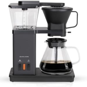 CoolHome Masterbrew Kaffeemaschine - Filterkaffeemaschine - Mit Blühfunktion - Schwarz