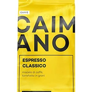 CAIMANO® Espresso Classico (1kg) Ganze Espressobohnen - Ideal Für Siebträger & Kaffeevollautomaten - Arabica/Robusta - Wenig Säure - Nussig, Schokoladig