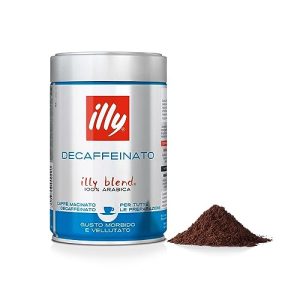 illy Gemahlener gerösteter entkoffeinierter Kaffee 250g