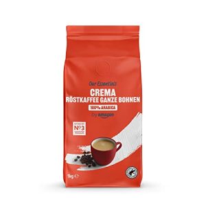 Our Essentials by Amazon ganze Bohnen, Mittlere Röstung, Koffeinhaltig - 100% Arabica - 1kg