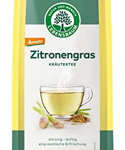 Lebensbaum Zitronengras, Bio Kräuter-Tee, exotischer Zitronengras-Tee, Lemongras-Tee, Bio-Tee, frischer Sommer-Tee, 100% Zitronengras, lose, 50g