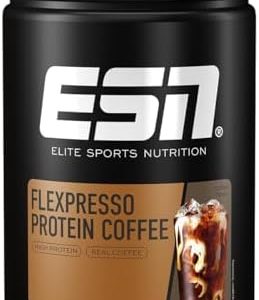 ESN Flexpresso Protein Coffee, Coffee, 908 g, Cremiger Protein-Kaffee mit bis zu 22 g Protein pro Portion, geprüfte Qualität - made in Germany