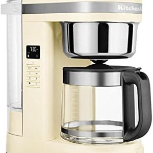 KitchenAid Drip-Kaffeemaschine mit spiralförmigem Wasserauslass 5KCM1209 (Creme)