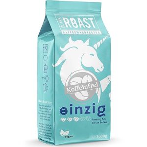 Blank Roast EINZIG entkoffeinierte Kaffeebohnen - 100% ARABICA - Sanft & schonend geröstet - besonders SÄUREARM - 1000g Ganze Bohne