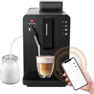 Mcilpoog kaffeevollautomat mit milchsystem,kaffeemaschine vollautomat klein cappuccino latte espresso,Smart wifi (Hi03)