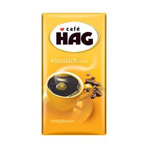 Cafe Hag Hag Filterkaffee Klassisch Mild, 500 g gemahlener Kaffee entkoffeiniert